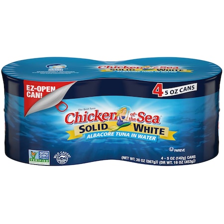 Chicken Of The Sea Solid Albacore Tuna In Water 20 Oz., PK6